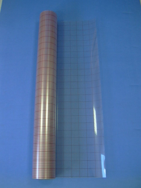 Polyphane transparent 1 x 1.20 m épaisseur 30/100ème Fil Cuivré